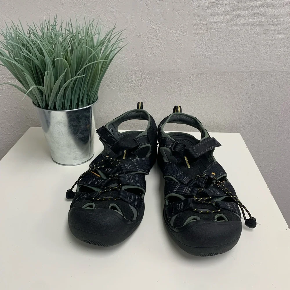 Keen Men’s Black Commuter Cycling Sandals. Size 13 - Picture 3 of 10